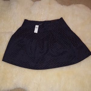 Banana Republic Micro Mini Skirt NWT🔥Dark Purple Brocade 🔥Retails $70